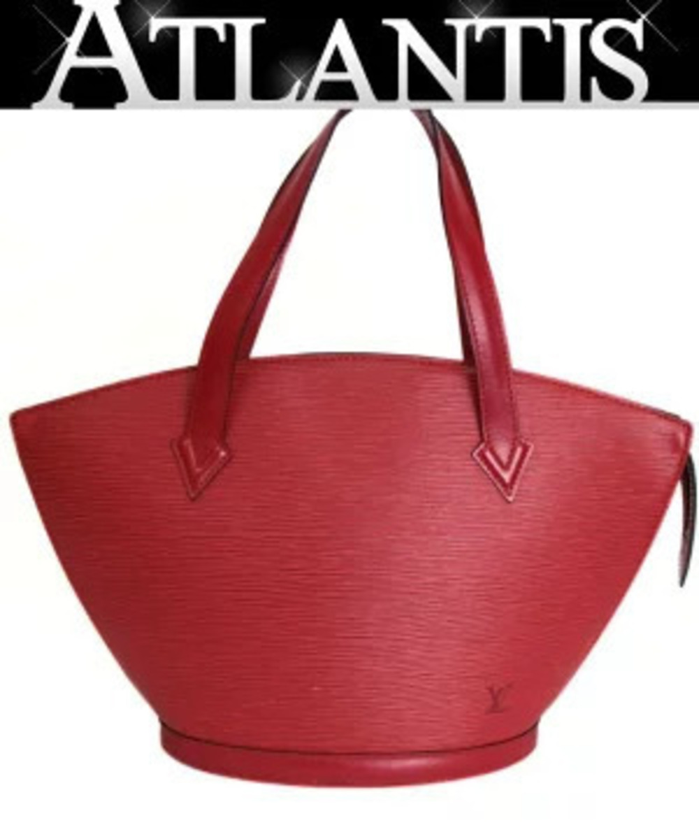 Louis Vuitton Saint Jacques Shoulder Bag Epi Leather Castilian Red